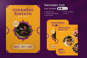 Maku - Ramadan Sale Flyer, a Flyer Template by Attype