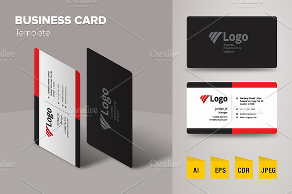 Professional Business Card Templet preview 3