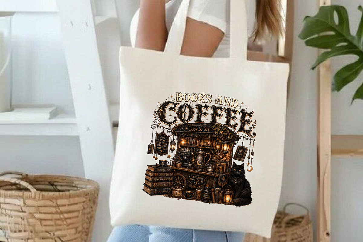 Books and Coffee PNG, an Object Illustration by DreamCafeArt (Photo 5 of 5)