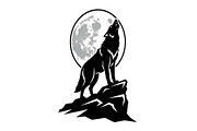 40 Wolf Moon Silhouette Vector Bundl, an Illustration by Amazin_art (Thumbnail 39 of 41)