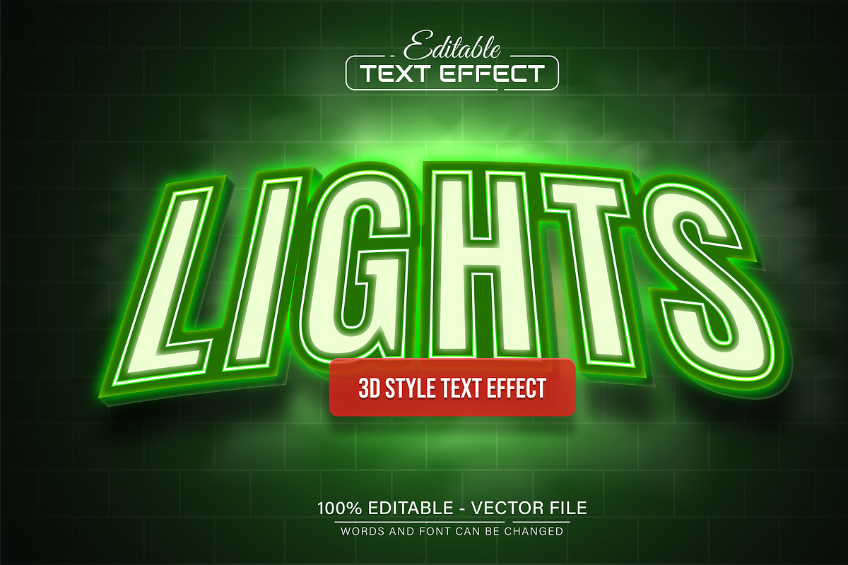 3D Text Effects Collection Vol 32, a Graphic by Aglonemadesign (Photo 7 of 17)
