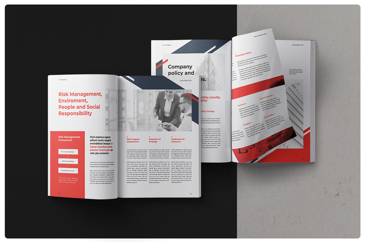 Annual Report, a Brochure Template by StudioGraficso (Photo 6 of 13)