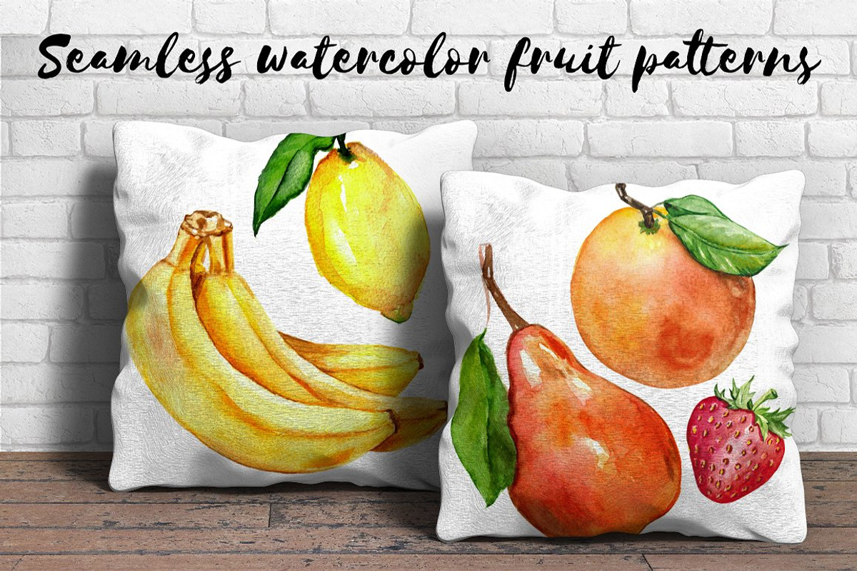 Watercolor fruit collection, a Decorative Illustration by Art Loft (Photo 4 of 4)