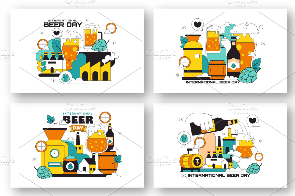 10 International Beer Day, a Food Illustration by denayunebgt (Photo 3 of 4)