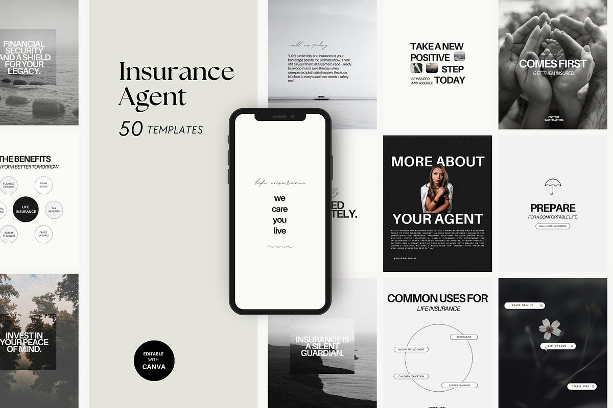 Life Insurance Instagram Templates