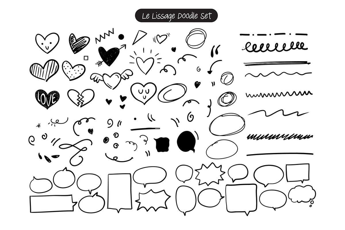 Le Lissage - Font + Doodles preview 7