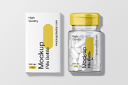 Mini Pill Bottle Mockup with Cap, a Cups & Container Mockup by Mockupdaddy (Thumbnail 24 of 27)