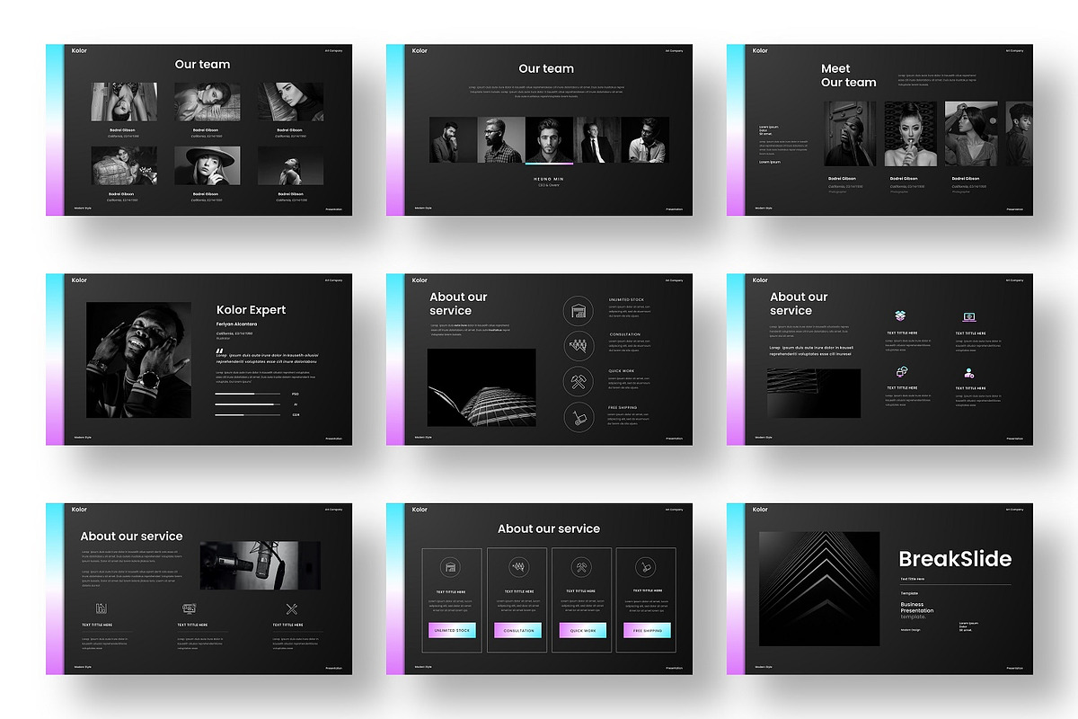Kolor – Business Keynote Template, a Presentation Template by Dens Creative Studio (Photo 3 of 6)