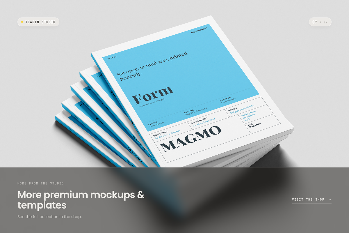 Fashion 9x12 Magazine Mockup, a Books & Magazine Mockup by Toasin Studio (Photo 7 of 7)