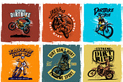 extreme Dirtbike motocross bundles, a Sport Illustration by The BolzStudio (Thumbnail 3 of 10)