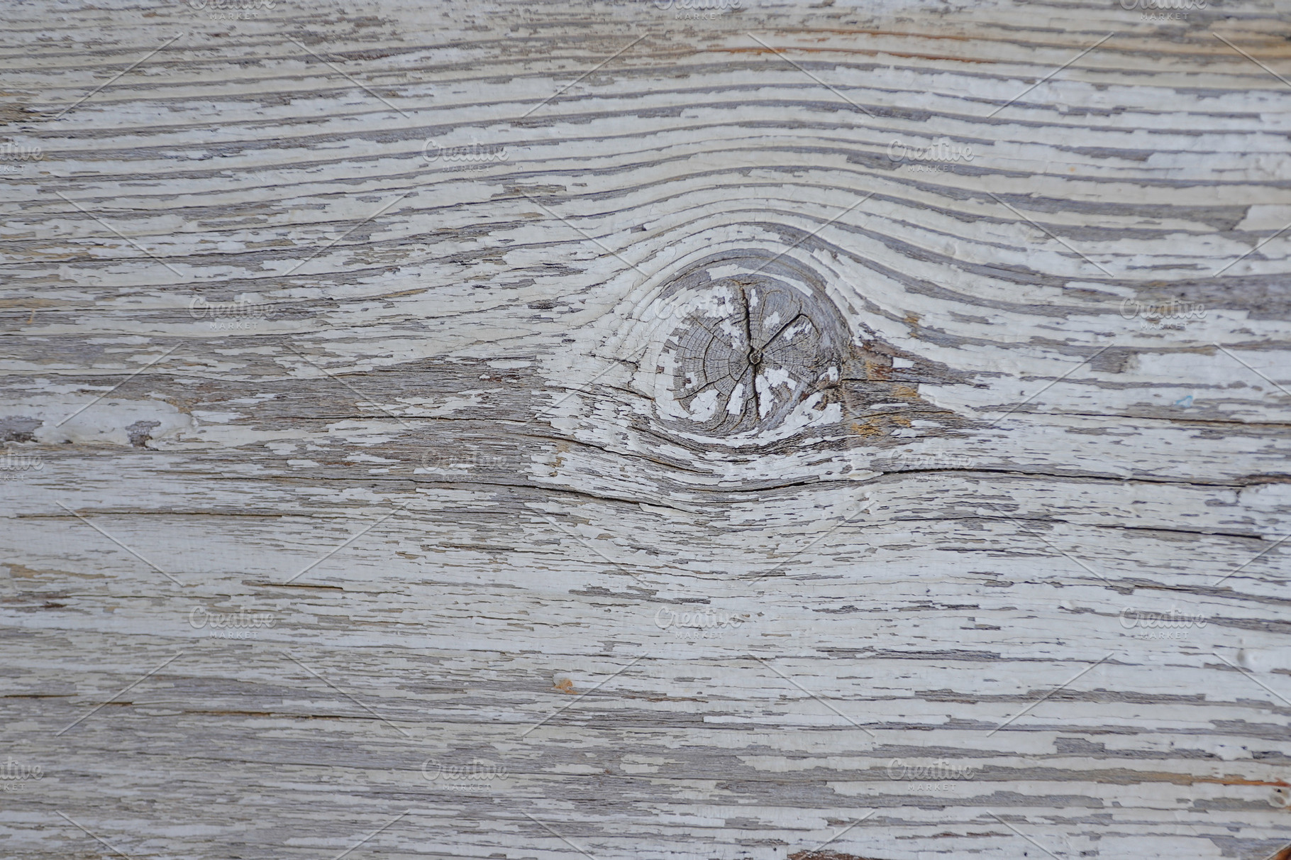 Aged Wood Texture with Peeling White, an Abstract Photo by bastera