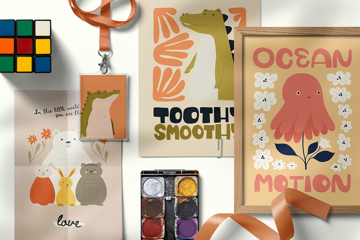 Nursery Room | Wall Art Collection, an Object Graphic by Leleka.Store (Photo 2 of 21)