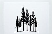 Majestic Pine Trees SVG, a Finance Illustration by Amazin_art (Thumbnail 8 of 41)