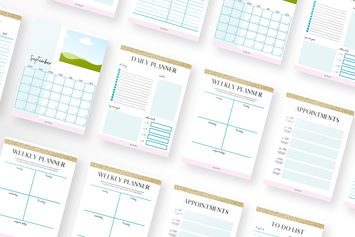 Dreamer Canva Workbook Templates Set, a Magazine Template by VanessaRyan.co (Photo 4 of 4)