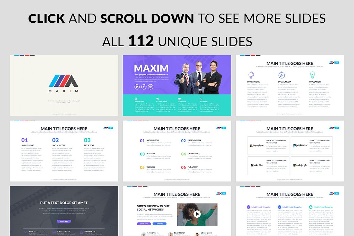 12 in 1 Business Powerpoint Bundle, a Presentation Template by MeemSlide (Photo 4 of 29)