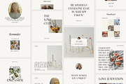 CANVA PS Instagram Templates Posts, a Social Media Template by Love Radiation Studio (Thumbnail 2 of 16)