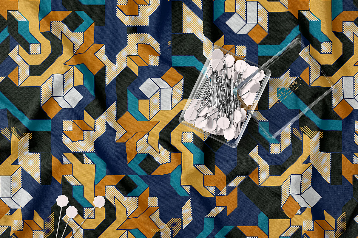 Abstract Geometric Wallpaper, a Pattern Graphic by StudioGlouna (Photo 2 of 5)
