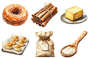 Neutral Baking Clipart, an Illustration by Daily.Designs (Thumbnail 3 of 5)