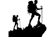 Hiking Adventure Scene Bundle, an Object Graphic by Designer_Momina (Thumbnail 3 of 13)
