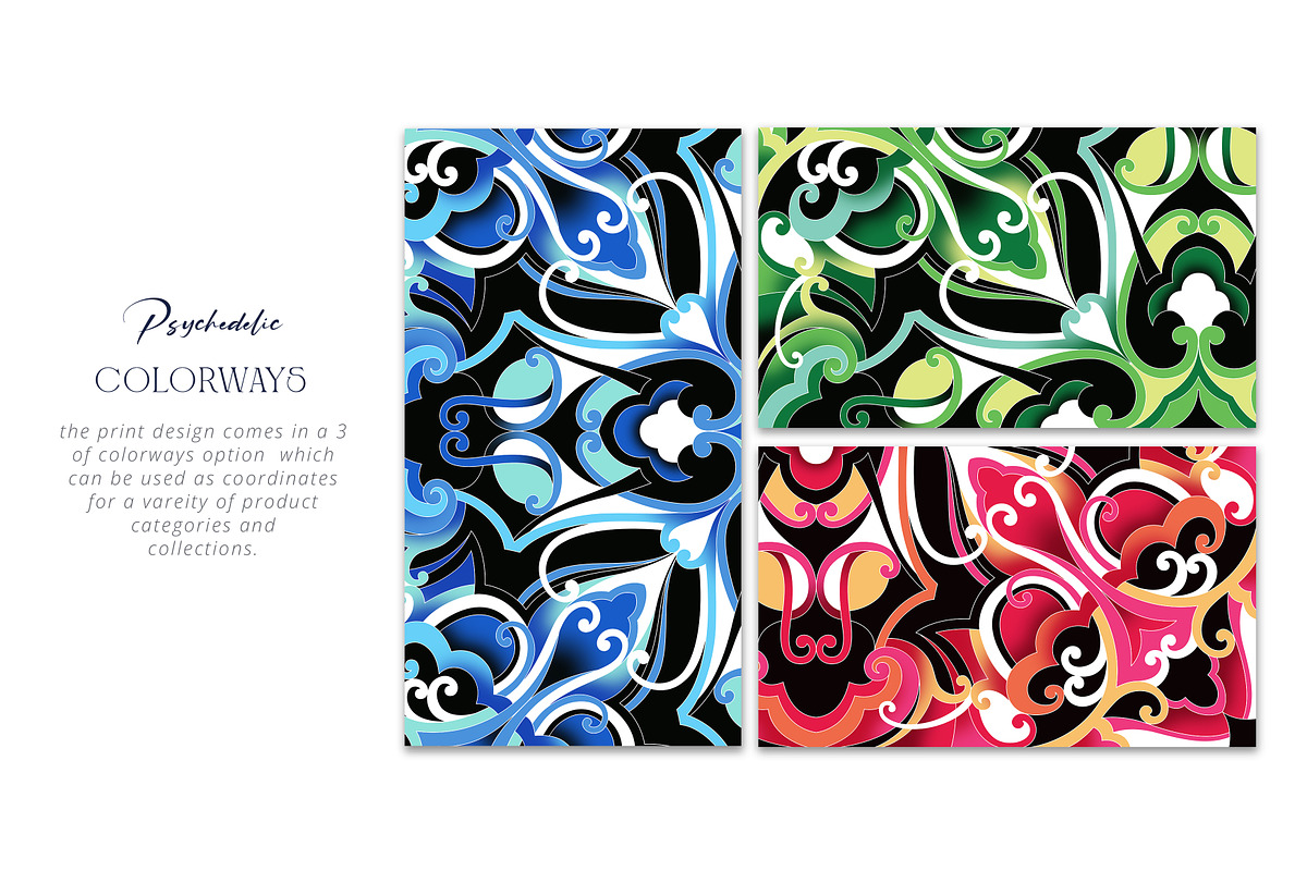 Vibrant Swirls Seamless Pattern, a Pattern Graphic by ASTUDIO (Photo 2 of 7)