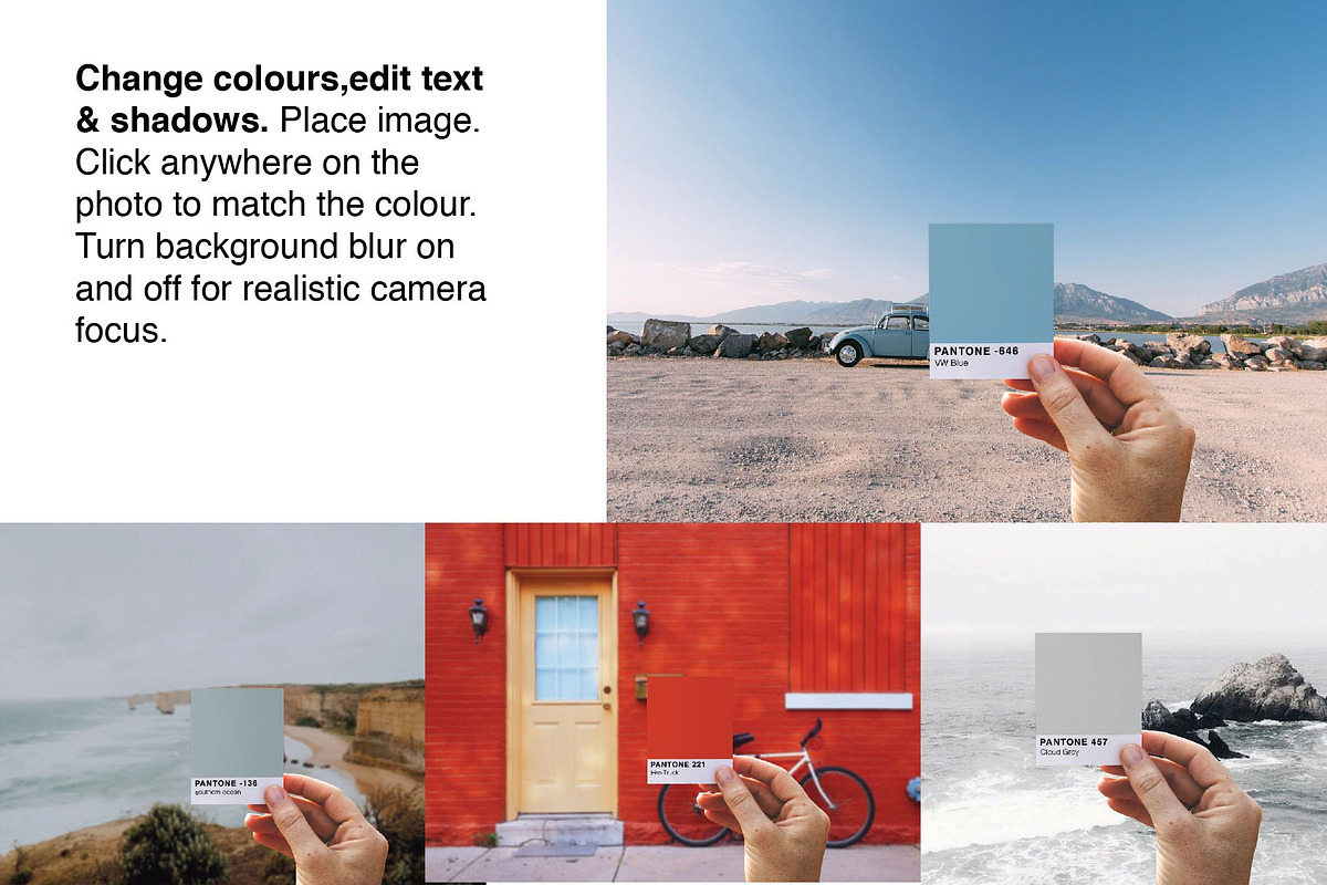 Pantone Colour Mockup Bundle, a Wearable Device Mockup by Tropical Type (Photo 4 of 11)