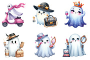 Cute Boujee Ghost Sublimation, an Illustration by DreamArtGraphic (Thumbnail 4 of 5)