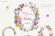 Whimsical Swirly Garden Florals, a Decorative Illustration by SunnyAfternoons (Thumbnail 6 of 17)