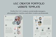 UGC Portfolio Website Canva Template, a Landing Page Template by Wixify Studio (Thumbnail 6 of 8)