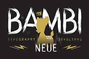 Bambi Neue - Fonts., a Sans Serif Font by David is Creative (Thumbnail 1 of 5)