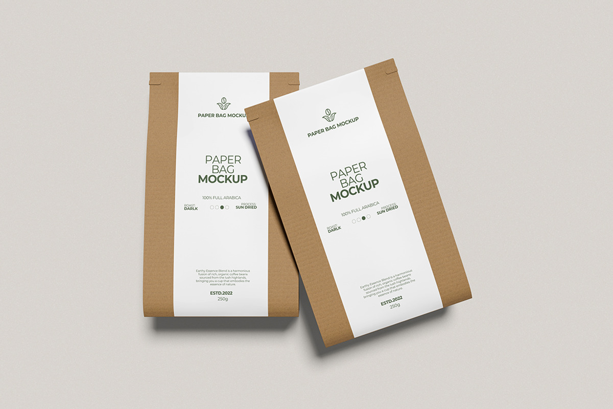 Paper Bag Mockup, an Advertising Mockup by xavier_studio (Photo 3 of 5)