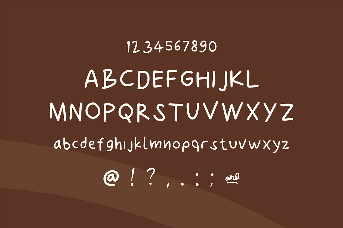 Kiddo font + bonus doodles preview 3