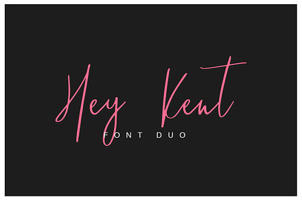HeyKent-2style, a Handwritten Font by Besttypeco