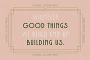 Monterio - Modern Art Deco Typeface, a Sans Serif Font by CCS Type (Thumbnail 18 of 29)