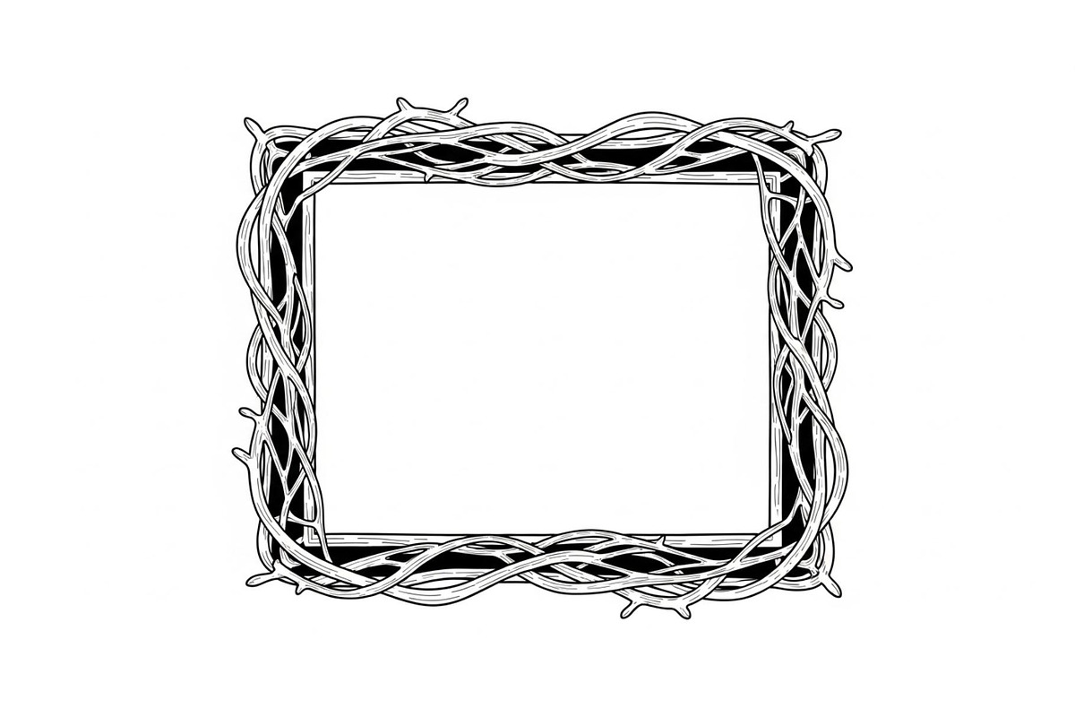 Rustic Rectangle Frame Bundle, an Illustration by Creativeshirt (Photo 37 of 51)