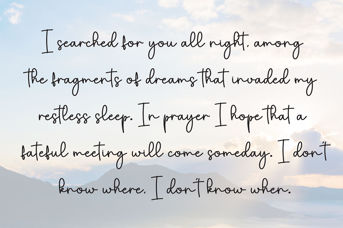 Summit Mountain | Script Font, a Handwritten Font by Scratchones (Photo 6 of 8)