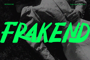 Frakend Handwritten Display Font