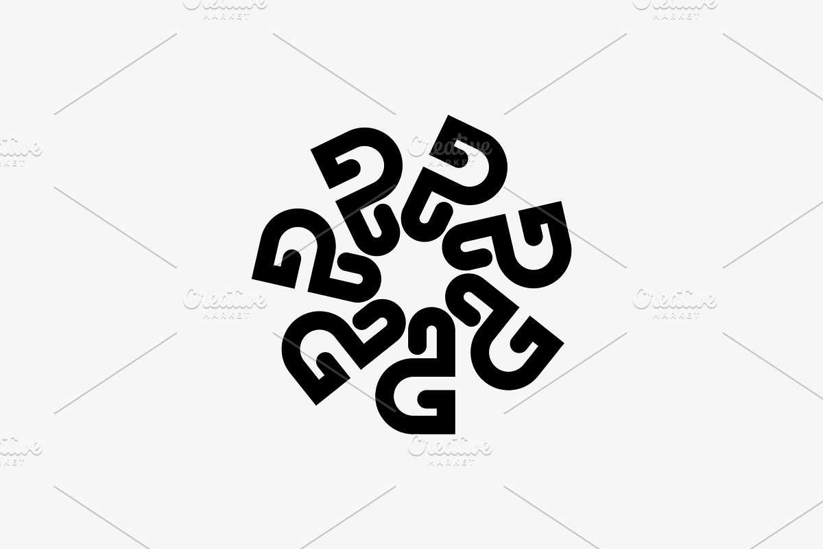 Modern P Flower Logo, a Branding & Logo Template by Advateik ™ (Photo 3 of 3)