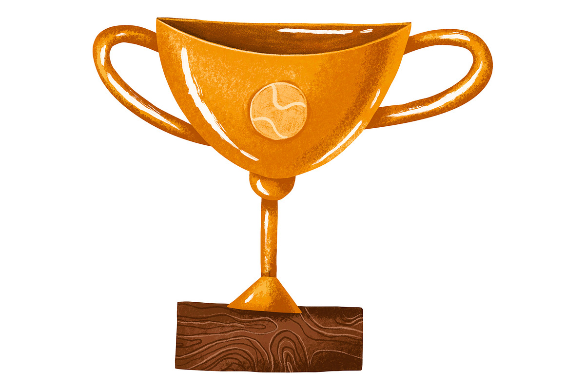 Hand Drawn Tennis Clipart Set, an Object Graphic by the_myro (Photo 10 of 13)