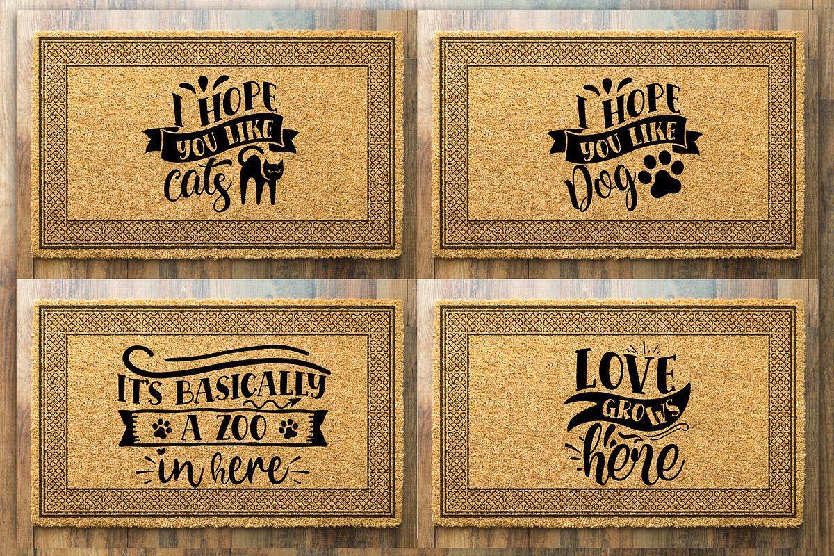 Doormat SVG Bundle, an Illustration by DESIGNAVO (Photo 7 of 7)