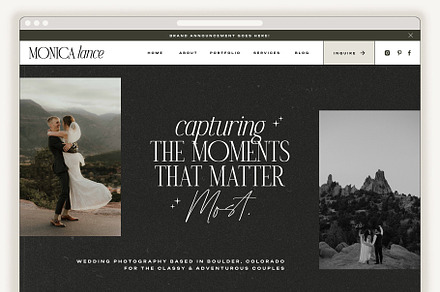 Monica Lance ShowIt Website Template