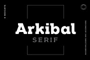 Arkibal Serif, a Serif Font by Jan-Christian Bruun (Thumbnail 1 of 11)