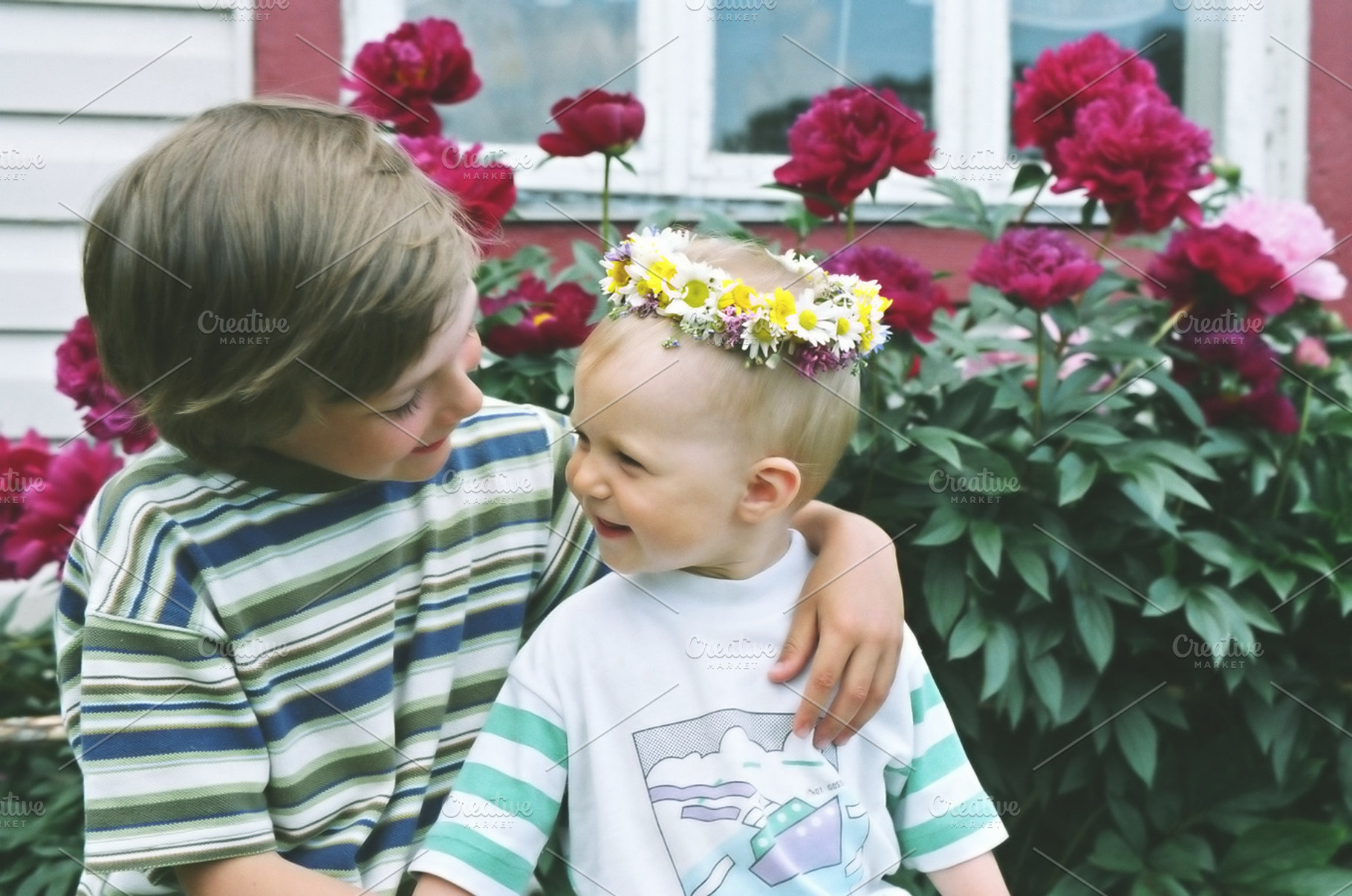 Little brother and sister, a Person Photo by BOOCYS