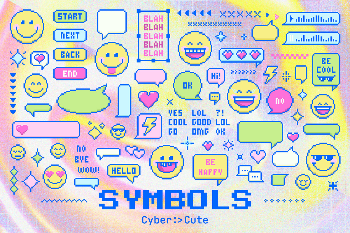 Cyber Cute: 230+ Pixel Art Elements, an Object Graphic by IuliiaSavko (Photo 6 of 9)