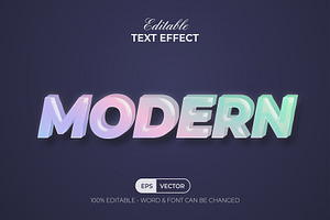 9 Pack Text Effect 3D Colorful Style