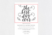 Wedding Invitation Template WPC441, an Invitation Template by Shafura_Wedding (Thumbnail 5 of 5)