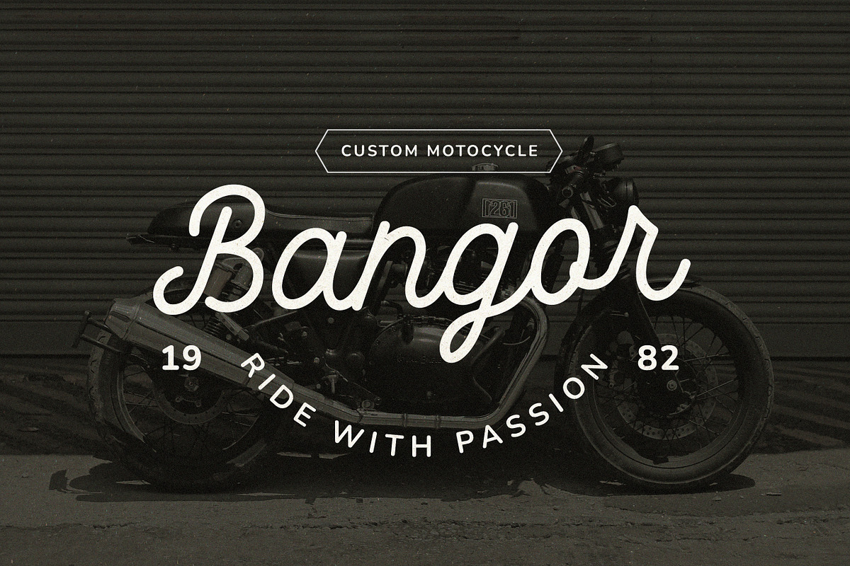 Rotterhead Monoline Vintage Font, a Script Font by Seagulls Creative (Photo 6 of 8)