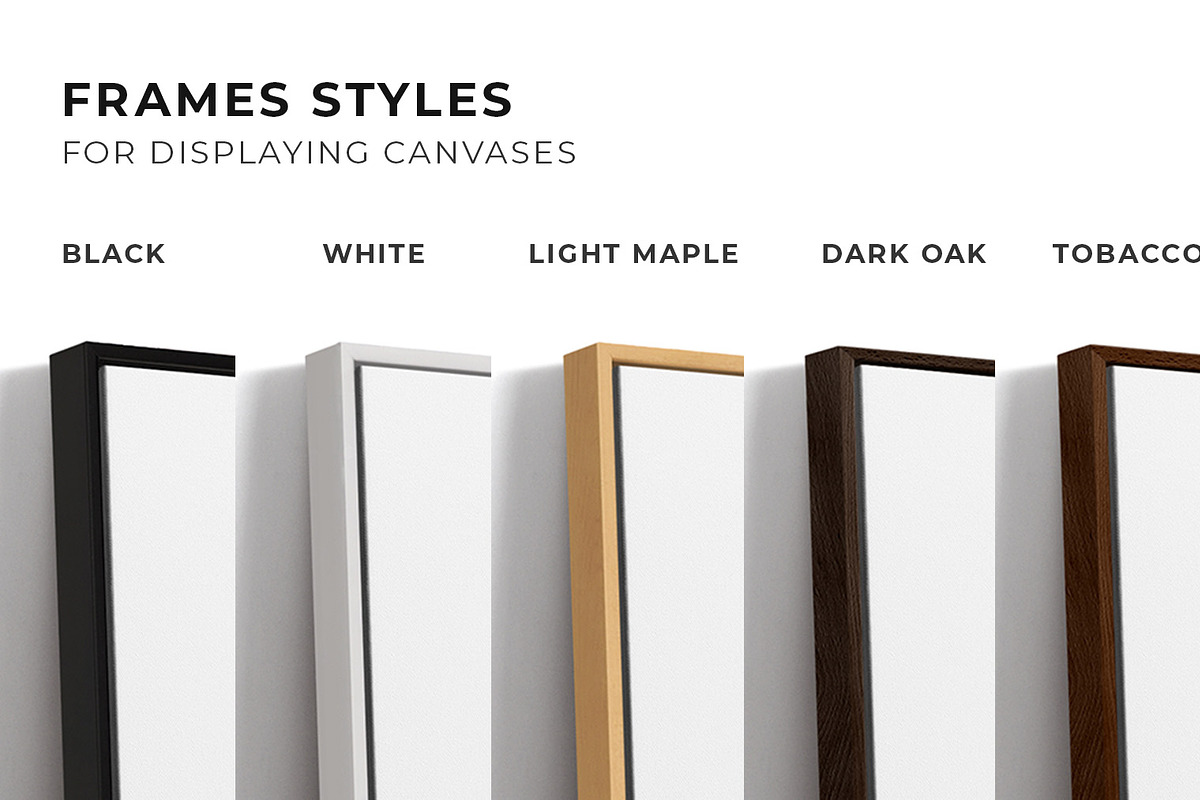 Floating Square Frame Canvas Mockup, a Household Mockup by Mockups by Carlos Viloria (Photo 4 of 6)