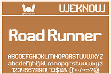 Road Runner font