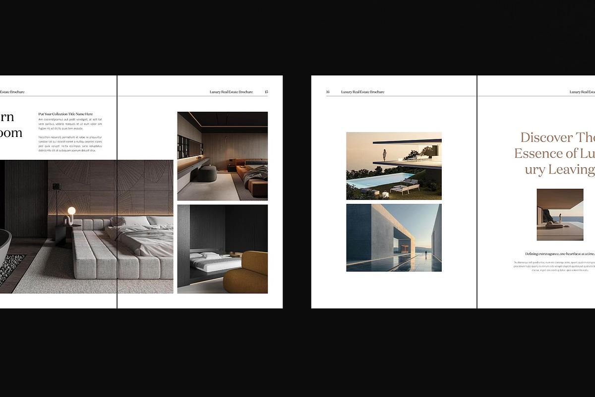 Luxury Real Estate Brochure Template, a Brochure Template by DesignCrest (Photo 7 of 14)