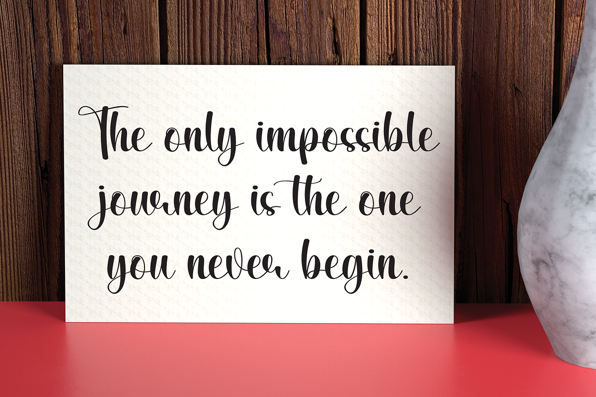 Jersey | Script Font, a Handwritten Font by Scratchones (Photo 4 of 9)